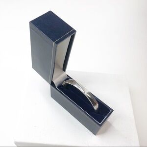 Sterling Silver NJS 925 Hinge Bracelet W/ Gift Box